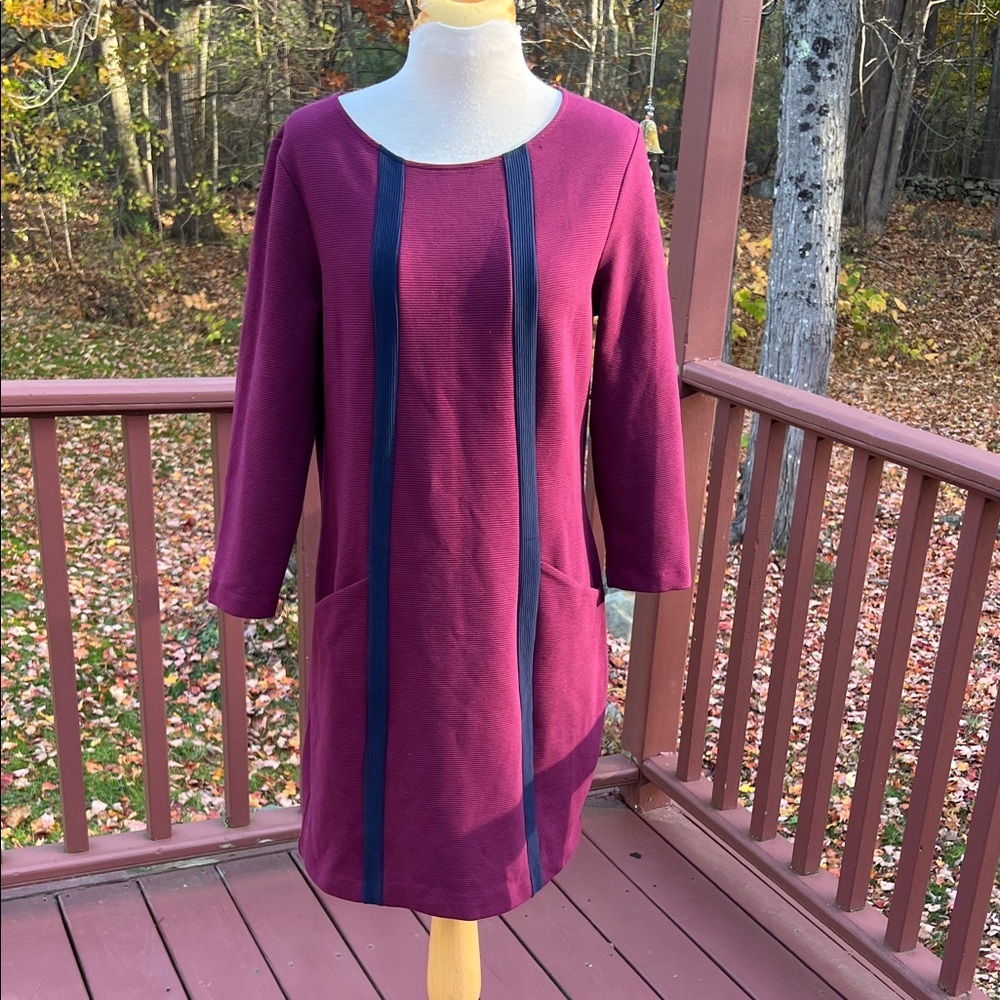 Boden 10R Anita ottoman ribbed mini dress.